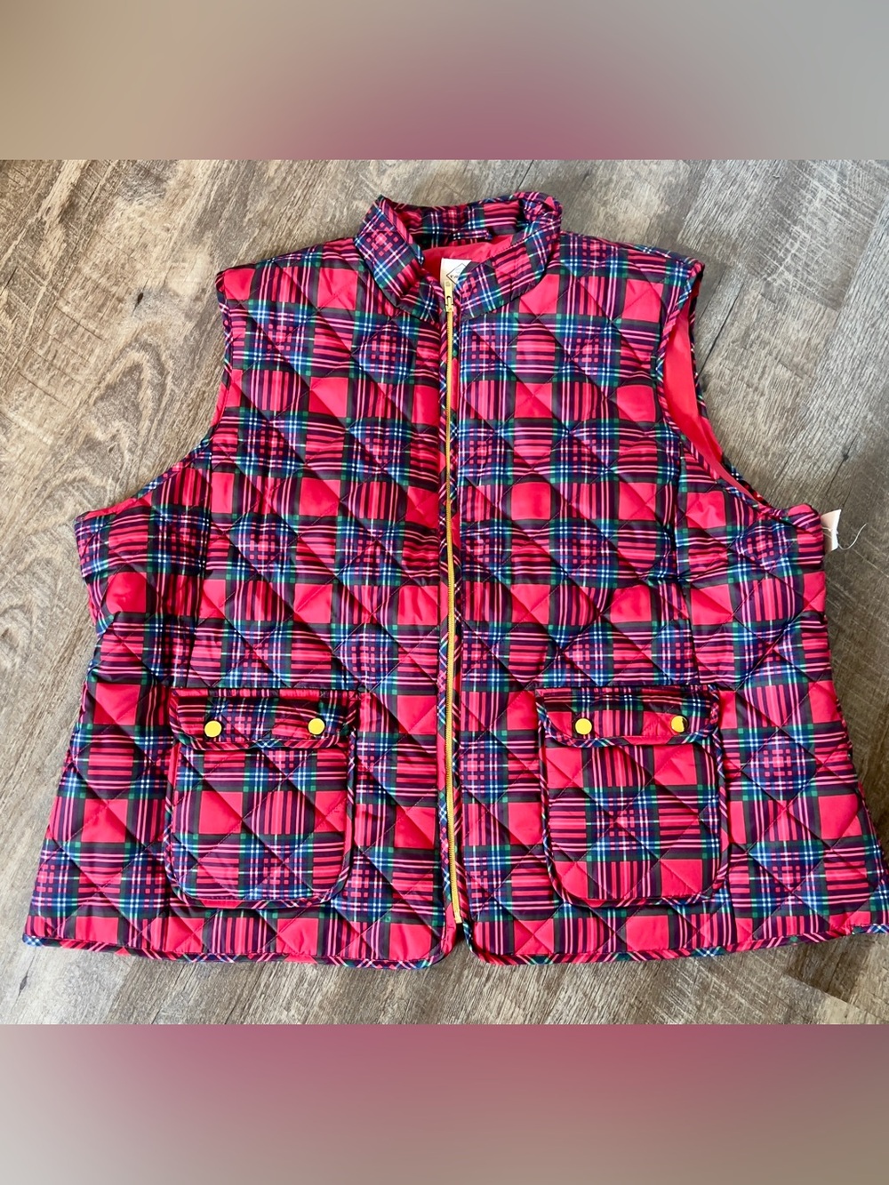 St. John's‎ Bay Women's Plus Size Midweight Quilted Vest-Size 3X
